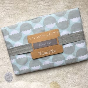 The Land of Nod Standard Sham Well Nested Acorn NWT